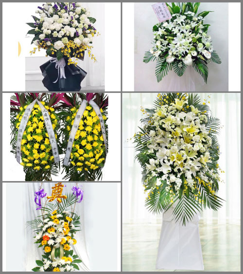 海南海口市龙华区新坡镇仁里村白事花篮预定